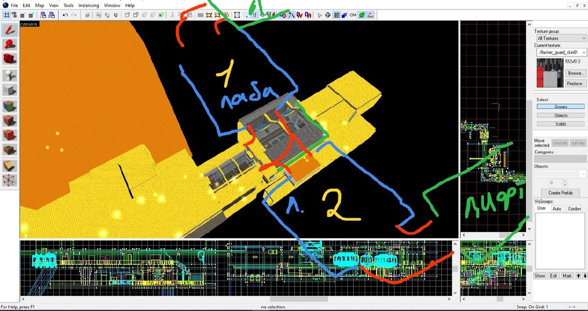 Некоторые скриншоты из Hammer (6) Black Mesa: Blue Shift WIP (6)